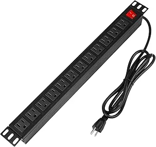 BTU Power Strip Surge Protector Rack-Mount PDU