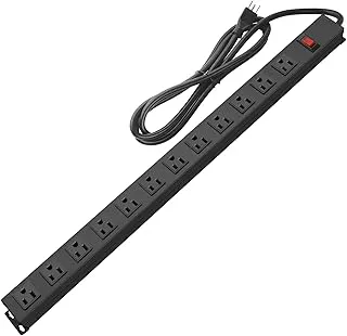 Metal Wall Mount Power Strip