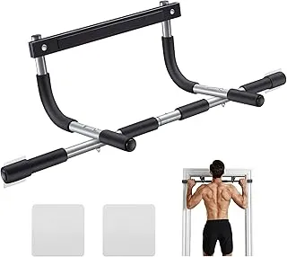 Ally Peaks Pull Up Bar for Doorway  Thickened Steel Max Limit 440 lbs Upper Body Fitness Workout Bar
