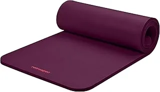 Retrospec Solana Yoga Mat 1 Thick w/Nylon Strap for Men & Women - Non Slip Exercise Mat for Home Yoga