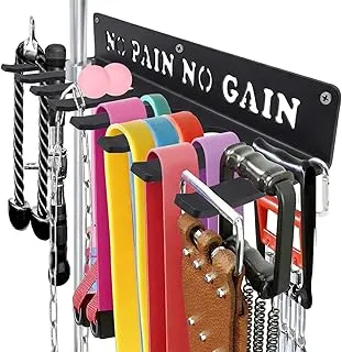 WIPHANY Home Gym Accessories Organization Storage Rack Equipment For Home 8 Hook Wall Hanger Display