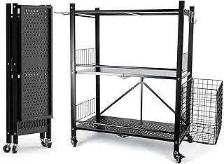No Assembly - Home Gym Storage Rack. Steel Construction