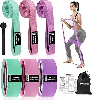 Long and Short Fabric Resistance Bands with Door Anchor
