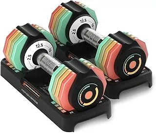 Adjustable Dumbbells Set 12.5LB Pair