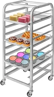 10-Tier Quarter & Half Sheet Pan Rack - Bread Baking Speed Rack for Cooling