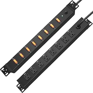 HHSOET 1U Rack Mount Surge Protection