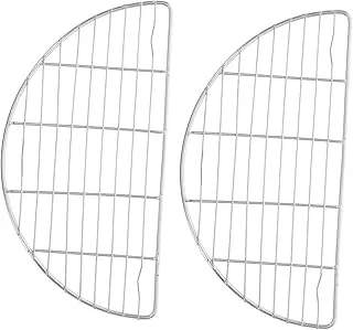 Stainless Steel Baking Rack Half-Round Cooling Rack for Baking and Roasting Kitchen Wire Small Space