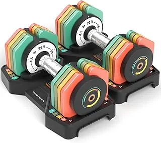 Adjustable Dumbbells Set 22.5LB Pair