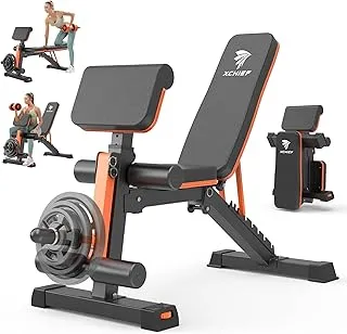 Adjustable Weight Bench - 1000LBS Capacity Heavy Duty Foldable Workout Bench for Full Body Exercise