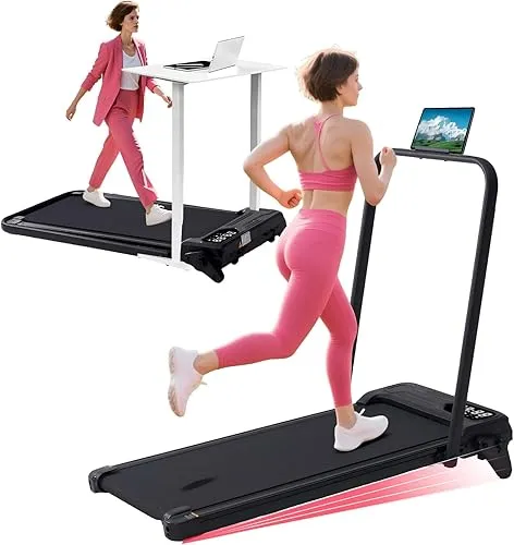 Portable Treadmills with Handles for Home