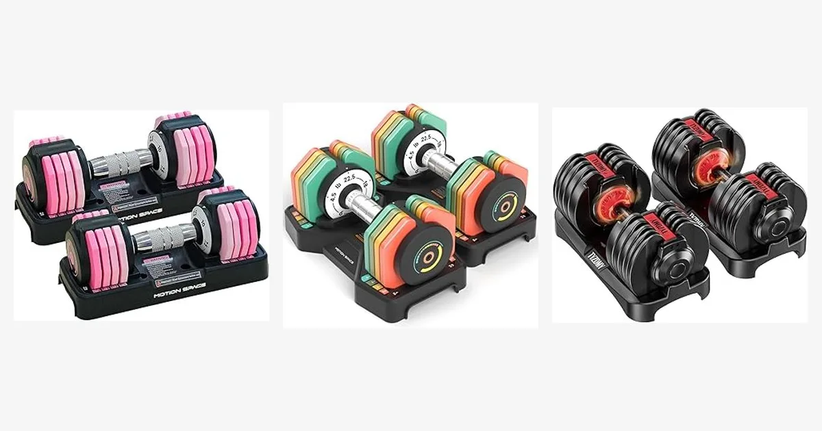 The Best Adjustable Dumbbell Set for Small Spaces