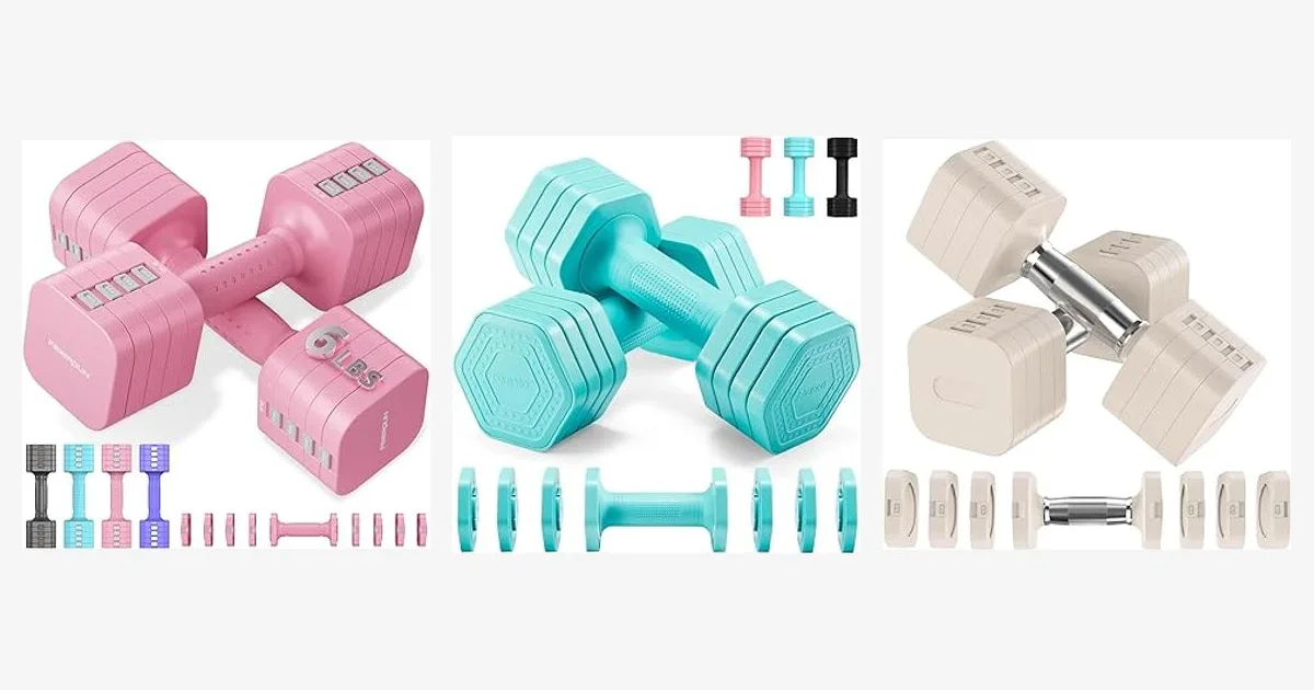 The Best Adjustable Dumbbell Set for Women: Top 5 Reviewed by a CPT