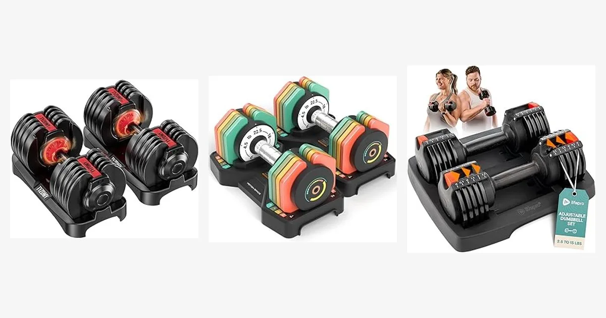 The Best Adjustable Dumbbells for Small Spaces